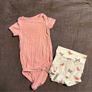 Kyte BABY Pink and Cream Kids Matching Set